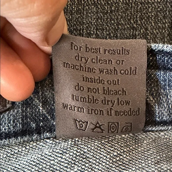 Frankie B. Denim Straight Leg Jeans with Studded Heart - Picture 9 of 16